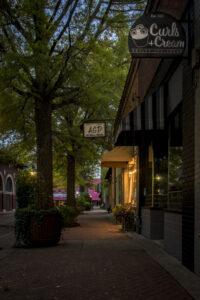 Photo of Second Street at Night in Paducah Kentucky US Bank