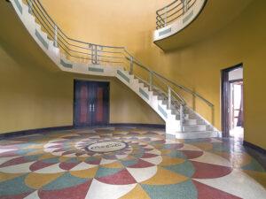 Photo of the entrance hall of the old Coke bottling plant in Paducah Kentucky by Phyllis Russell Photography