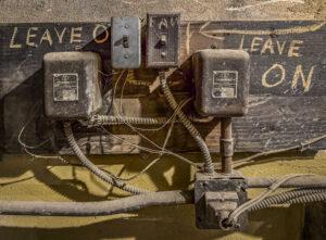 Photo of state switches in the Columbia Theatre in Paducah Kentucky Phyllis Russell Photography 2026
