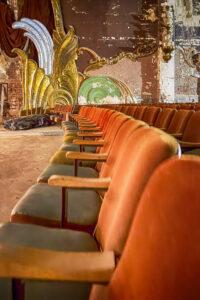 Photo of the seats in the Columbia Theatre in Paducah Kentucky Phyllis Russell Photography