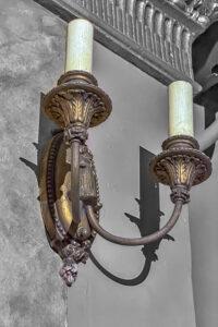 Photo of a light fixture in the Columbia Theatre in Paducah Kentucky Phyllis Russell Photography