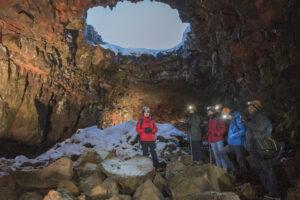 Photo inside of a Lava Tube in Iceland Phyllis Russell Photography